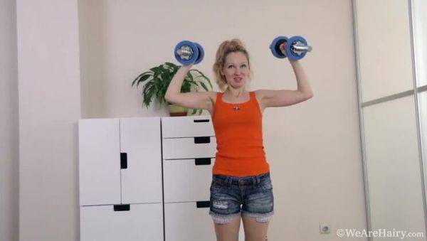 Foxy: Amateur and Fitness-Inspired, Stripping Nude in Lingerie - porntry.com on poweredporn.com