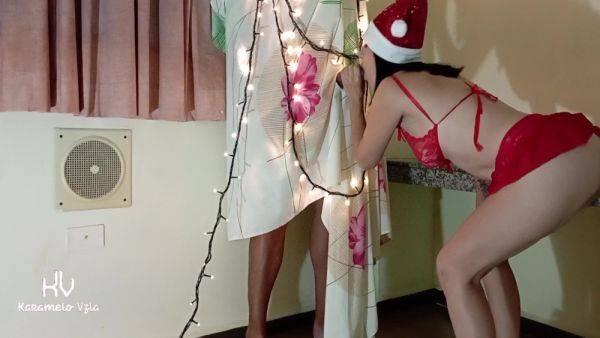 I Wrote A Letter To Santa Claus When I Woke Up I Had A Hard Cock All To Myself - upornia.com on poweredporn.com