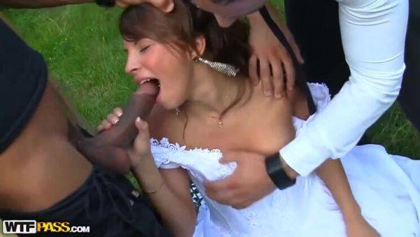 Post-Wedding Outdoor Adventure: Anal, Facial & DP with Sergei, Eric & Lupe Burnett - porntry.com on poweredporn.com