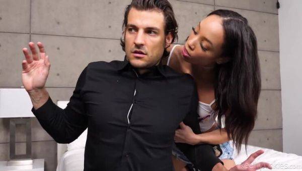 Hairy Jay Smooth & Brunette Alexis Tae in Bagde Bunny - veryfreeporn.com on poweredporn.com