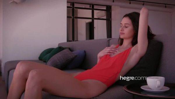 Brunette Cristin's Authentic Orgasms - xxxfiles.com on poweredporn.com