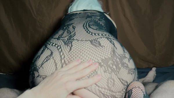 Reverse Cowgirl In Body Fishnet - hclips.com on poweredporn.com