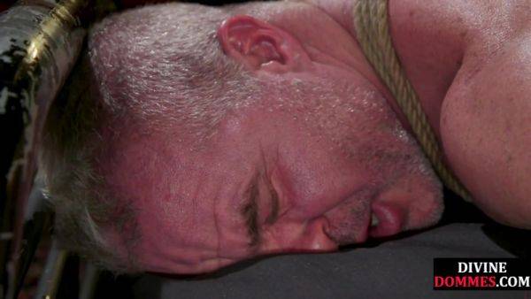 Femdom BDSM mature pegging sub asshole for Xmas with strapon - hotmovs.com on poweredporn.com