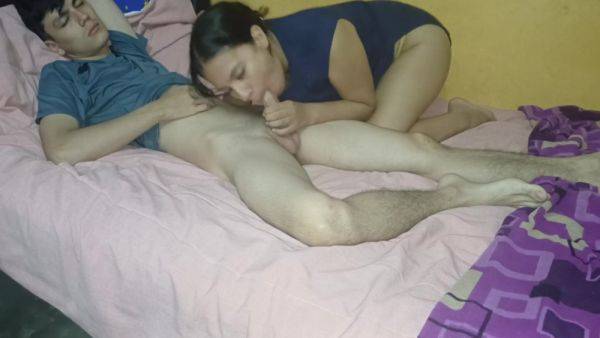 Hot Milf - What Are You Doing Stepson!!!! I Cant Suck Your Beautiful Dick - Suddenly Your Step-dad Sees Us - upornia.com on poweredporn.com