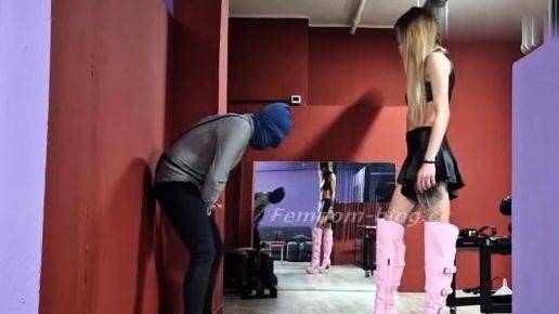 Mistress Magda – Ballbusting with my pink boots - drtuber.com on poweredporn.com