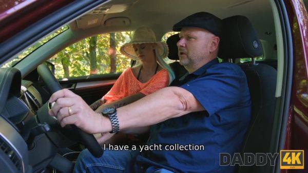 A busty blonde slut gets pounded by her daddy in a hot POV outdoor fuck - sexu.com on poweredporn.com