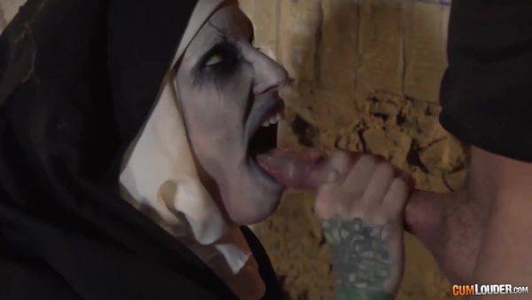 The Nympho Nun 2020 German Alanna Thomas - zombie nun cosplay action - xtits.com - Germany on poweredporn.com