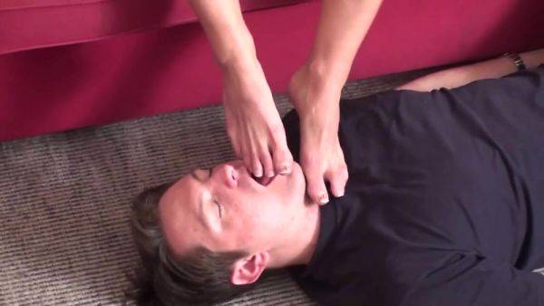 Foot worship 151 drilling toes by Foot Girls - hotmovs.com on poweredporn.com