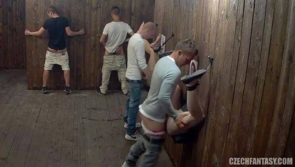 Czech Group Sex with Blonde, Brunette and Red Head - veryfreeporn.com - Czech Republic on poweredporn.com