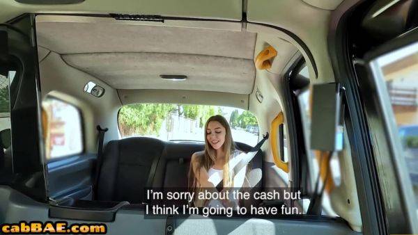 Skinny taxi cutie outdoor fucked in cab by lucky driver - txxx.com on poweredporn.com