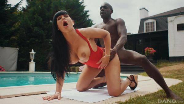 Insolent raven in her mid 40s craves more BBC in her other hole - hellporno.com on poweredporn.com