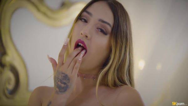 Tight Tatted Latina - Melania Dark - videomanysex.com on poweredporn.com