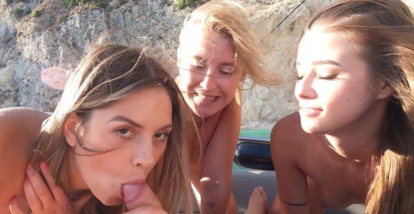 Steamy amateur girls share cock on cam in flawless FFFM - alphaporno.com on poweredporn.com