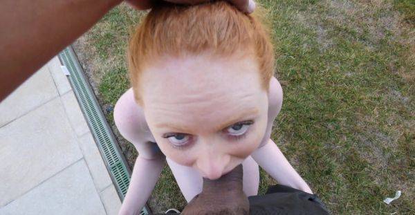 Ginger slut accepts cum on her body after restless POV perversions - xbabe.com on poweredporn.com