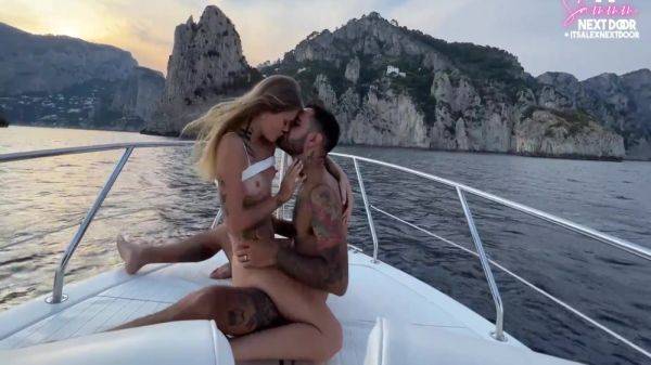 Sammm Next Door And Alexxx Next Door In Fucking The Captain On My Boat Tour To Capri While The Crew Watches 9 Min - upornia.com on poweredporn.com