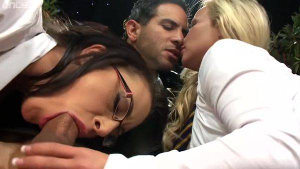 Emma Butt & Austin Taylor Want It Rough Today - videomanysex.com on poweredporn.com