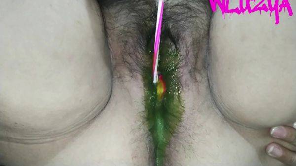 I Finish Putting My Lollipop In My Pussy And My Neighbor Sucks My Hairy Pussy Full Of Candy With My Hot Pussy Milk With So Hot, Candy Hot And Hot Candy - desi-porntube.com - India on poweredporn.com