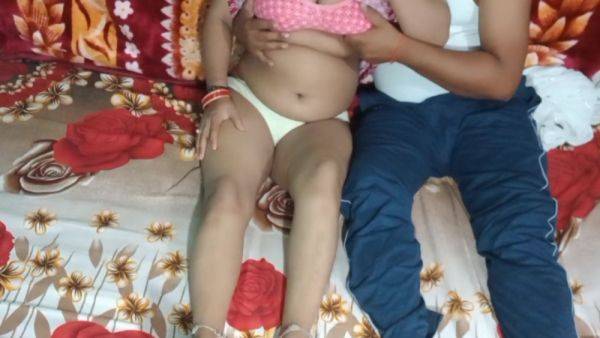 Indian Beautiful Step Aunty Having Romance - Hindi Sex - desi-porntube.com - India on poweredporn.com