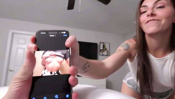 Stepbro Can't Resist Jerking Off to My Sexy Photos - xxxfiles.com on poweredporn.com