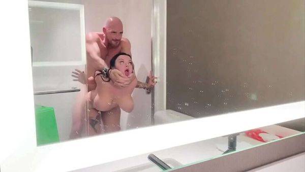 Hot Brunette Payton Preslee Gets Fucked in the Shower by Johnny Sins - porntry.com on poweredporn.com