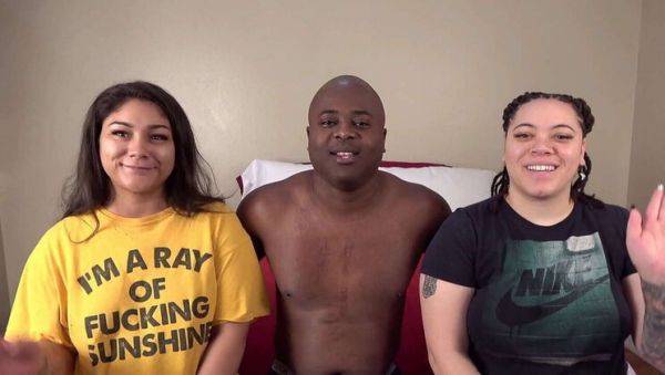 Big Cock Stretching for Curvy Latinas Kay Lee and Mila - porntry.com on poweredporn.com