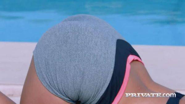 Flexible Teen Ally Breelsen Loves Yoga and DP - porntry.com on poweredporn.com