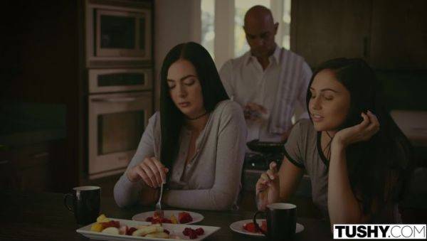 Step Dad Does Anal with Daughter and Her Friend - porntry.com on poweredporn.com