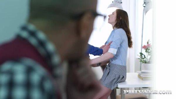 Clany, with big natural tits debuts with DP - porntry.com - Russia on poweredporn.com