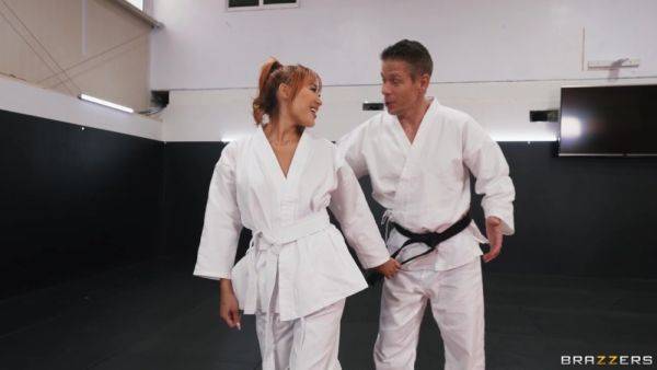 Dojo Pussy Slam With Mick Blue, Jazmin Luv, Mina Luxx - Brazzers - hotmovs.com on poweredporn.com