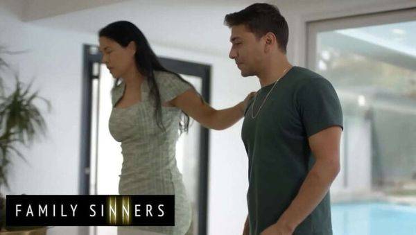 Stepmom Surrenders To Stepson's Temptation - Dana Vespoli - xxxfiles.com on poweredporn.com