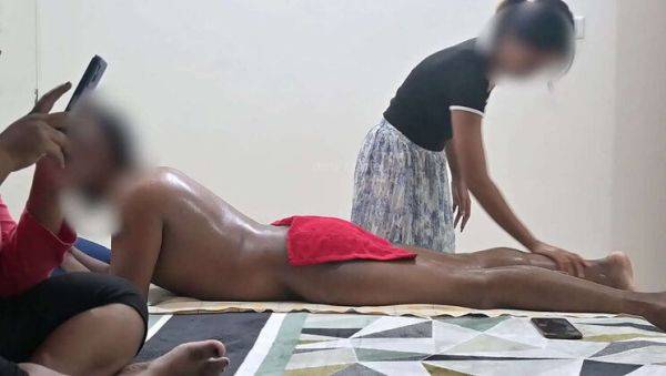 Two Girls Get Happy Ending in Sexy Massage Spa - porntry.com on poweredporn.com