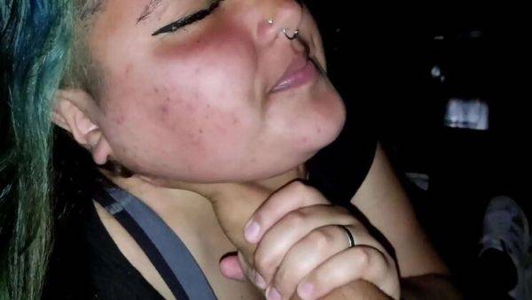 Step Sister Gives Me a Blowjob to Keep Her Tinder Secret - porntry.com - Argentina on poweredporn.com