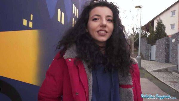 Teen Babe Loses Rock Paper Scissors and Gets Fucked in Public - veryfreeporn.com on poweredporn.com