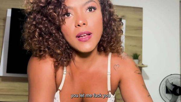 Latina MILF Carla Morelli Gets Fucked by Black Friend in Husband's Bed - porntry.com on poweredporn.com