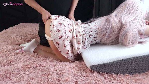 Petite Asian Teen Gets Deep Creampie and Left Dripping Wet - porntry.com on poweredporn.com