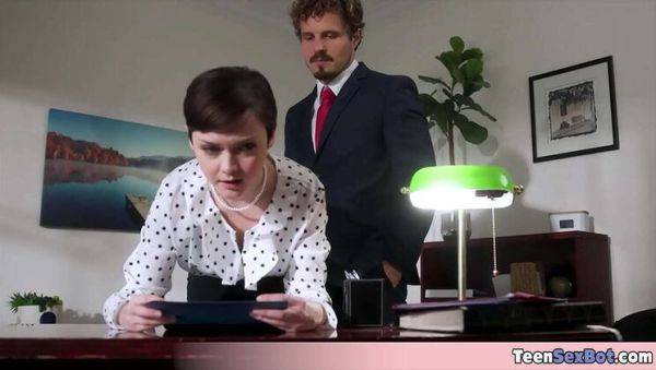 Small Petite Secretary Gets Fucked Hard - porntry.com on poweredporn.com