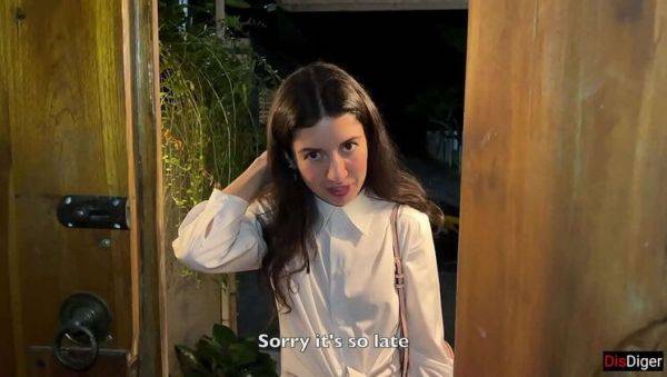 Teen Girl Next Door Came Over at Night to See My Place, But Really Wanted a Creamy Fuck - porntry.com on poweredporn.com