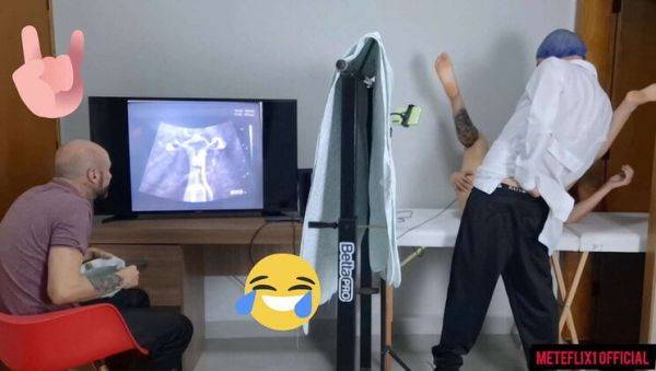 Cuckold Husband Takes Wife to Secret Gynecologist Exam - porntry.com on poweredporn.com