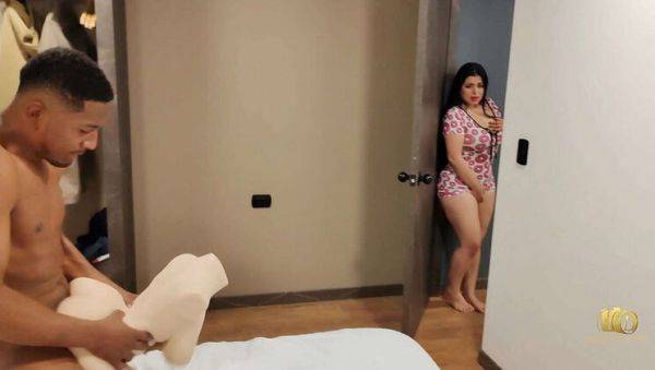 Watching Me Play with My New Doll, Latina Roommate Gets Turned On - veryfreeporn.com on poweredporn.com