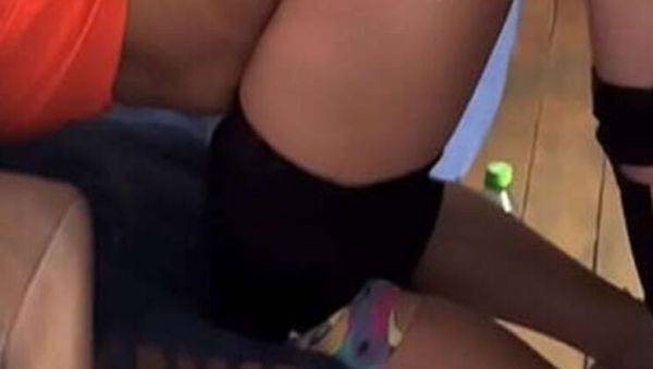 Watch Your Blonde Wife's Gym Secrets Exposed - porntry.com on poweredporn.com