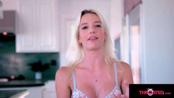 Blonde Babe Kenna James Gives Deepthroat Blowjob - porntry.com on poweredporn.com