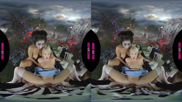 Fantastic Threesome With Alice In Wonderland With Alice Wonderland, Darce Lee And Lovita Fate - upornia.com on poweredporn.com