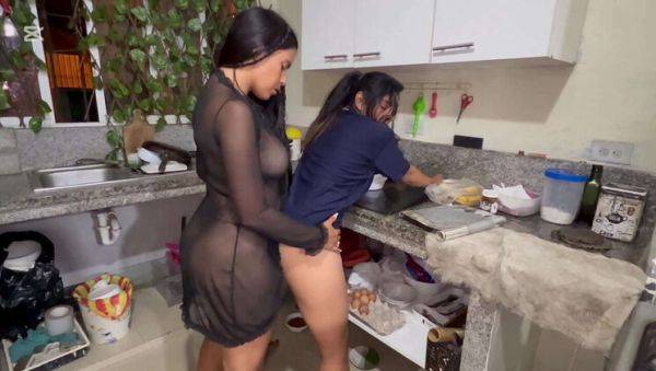 Lesbian Stepmom and Stepdaughter Kitchen Sex - porntry.com - Mexico - Britain - Usa - Spain - Germany - Canada on poweredporn.com