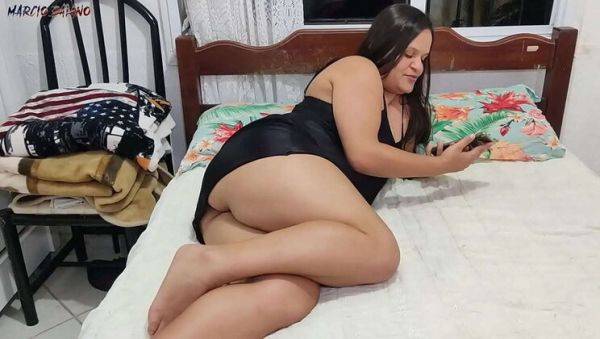 Wife Waits for Husband to Leave Before Giving Neighbor a Blowjob - porntry.com - Brazil on poweredporn.com