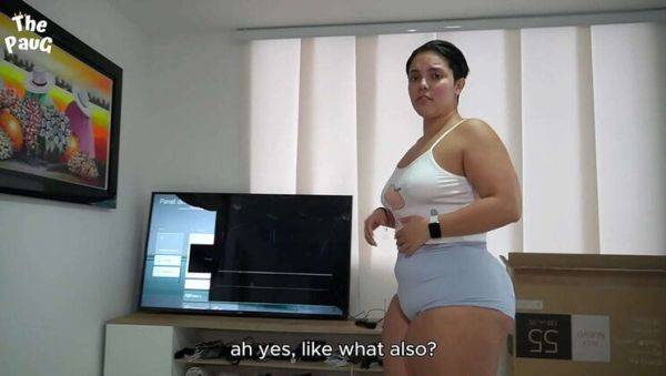 Step Sis Breaks TV with Flip Flop and Repays with Hot Sex - xxxfiles.com on poweredporn.com