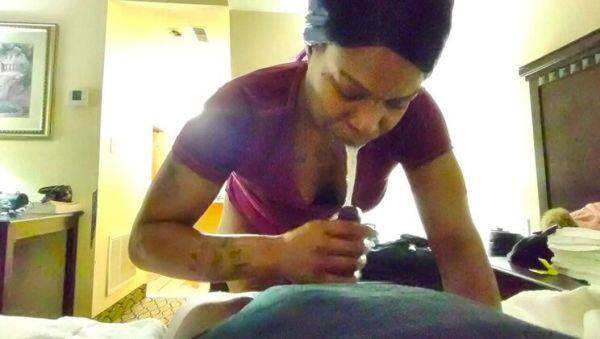 BLACK GODDESS SPITS: Deepthroat Prostitute Blowjob with Doctor Grool - xxxfiles.com - Usa on poweredporn.com