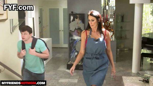 Reagan Foxx Teaches Her Son's Buddy How to Pleasure a Lady - xxxfiles.com - Usa on poweredporn.com