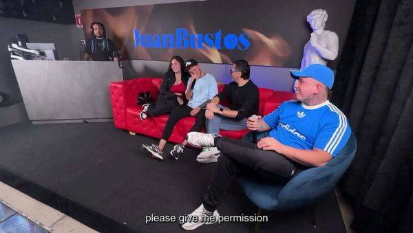 Blonde Bombshell Sara Fucks Fan with Massive Cock while Husband Watches in Shame - Juan Bustos Show - xxxfiles.com on poweredporn.com