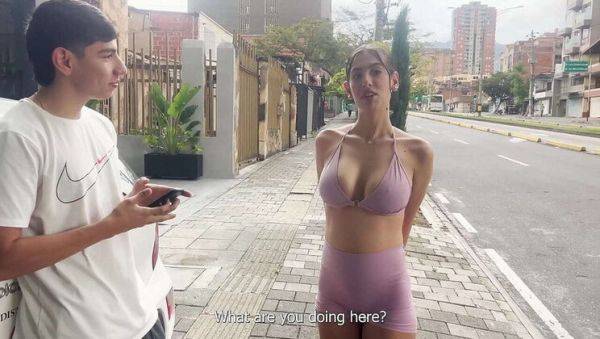 Fucking a Latina Pornstar on the Street - veryfreeporn.com on poweredporn.com