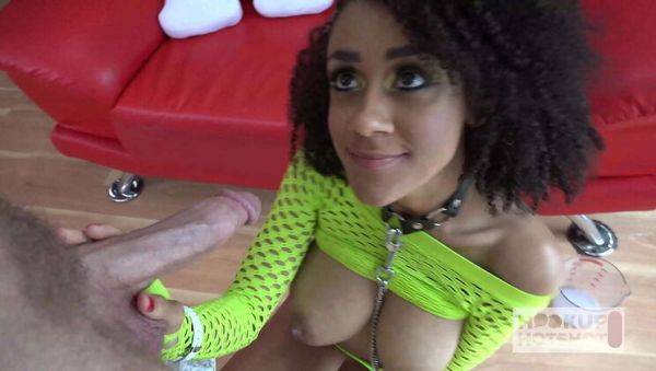 Ariana Aimes Takes on a Big, Blond One - porntry.com on poweredporn.com